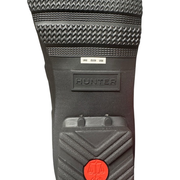 Hunter Original Short Rain Boots for Women, Size 8- Black - Picture 9 of 10